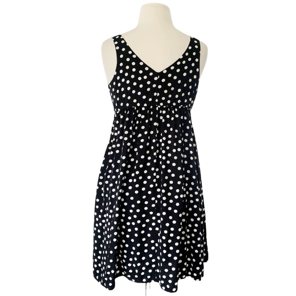 Old Navy black polka dot dress size XS - Picture 4 of 5